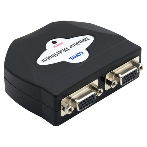 컴스마트 모니터 2대1 분배기 DC5V 600mA VGA LC022-1