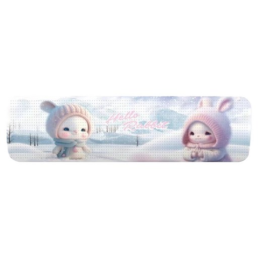 KODACHIEF 무동력 윈드바이저 에어컨 바람막이 귀요미 토끼 90 x 27 cm