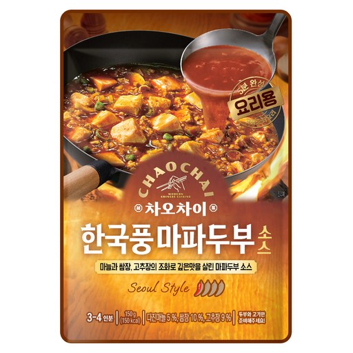 차오차이 한국풍 마파두부 소스