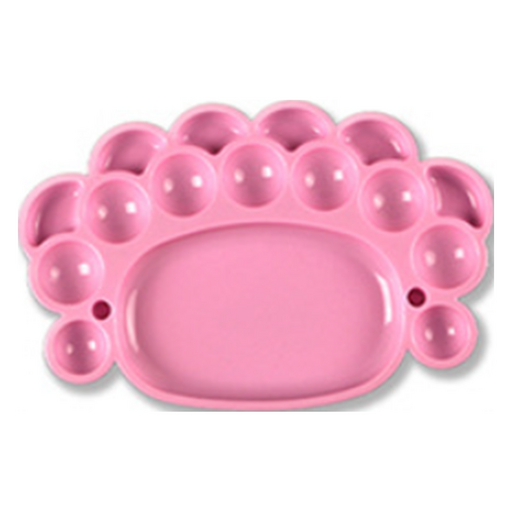 하태스몰 깔끔한 심플 물감 팔레트 와이드 컬러 더블 핑크 베지터블 21 x 14 cm
