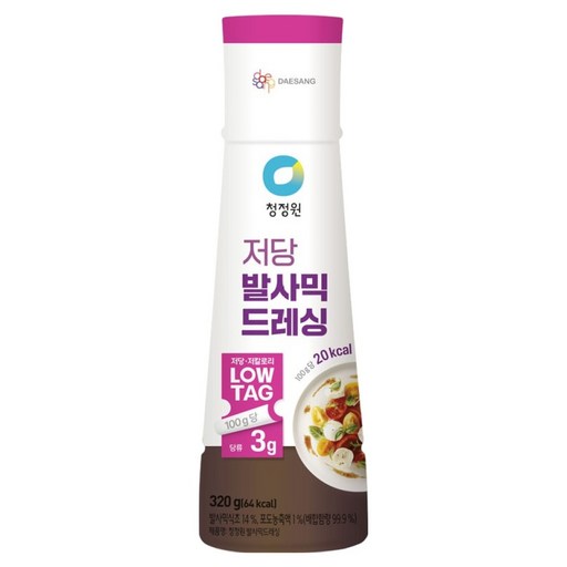 청정원 저당 발사믹 드레싱