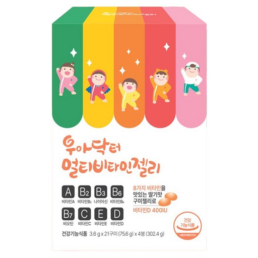 우아닥터 멀티비타민 젤리 4p