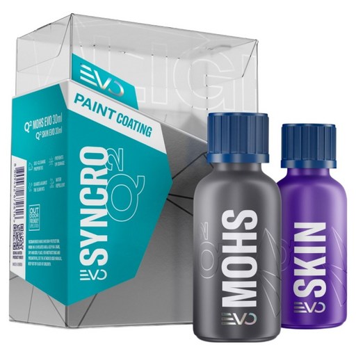 기온쿼츠 싱크로 EVO 유리막 세라믹 셀프시공 차량 광택 발수 코팅제 30ml x 2종 세트