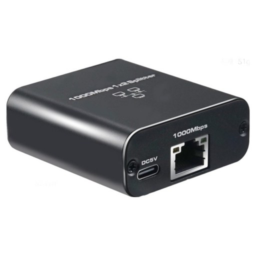 컴스마트 기가비트 네트워크 분배기 스플리터 RJ45 3포트 1IN 2OUT 1000Mbps OU958S
