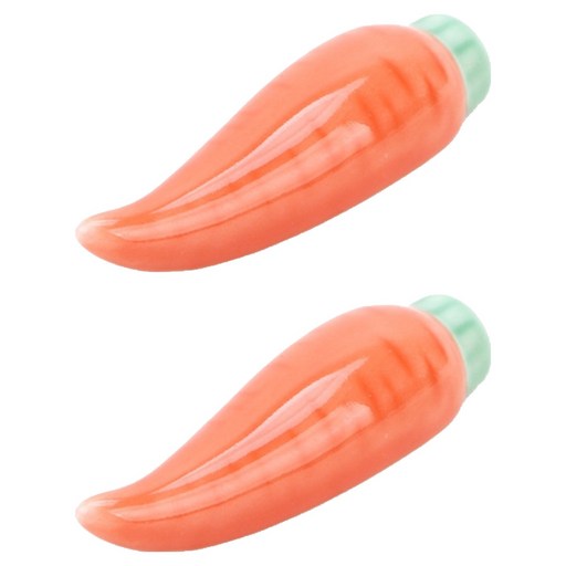 소울리치 예쁜 도자기 붓받침 당근 6.6 x 2 cm