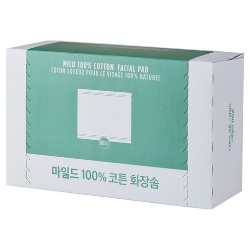 더페이스샵 데일리 마일드 100% 코튼 화장솜