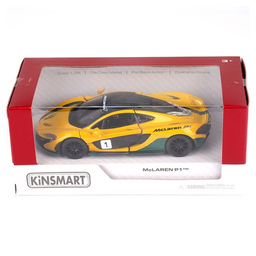 킨스마트 맥라렌 P1 GTR KT5393F 자동차 작동완구