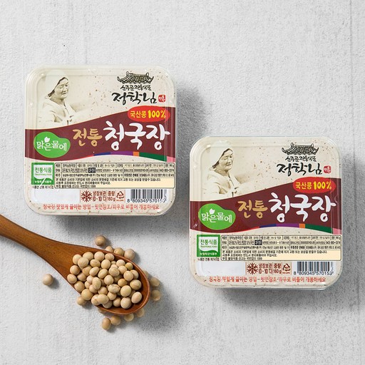 맑은물에 정학님 전통 청국장
