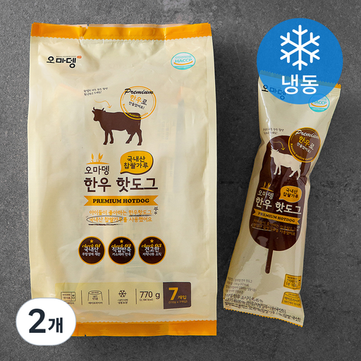 오마뎅 한우핫도그 (냉동)