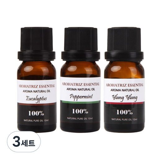 아로하트리즈 에센셜오일 유칼립 투스 + 페퍼민트 + 일랑일랑