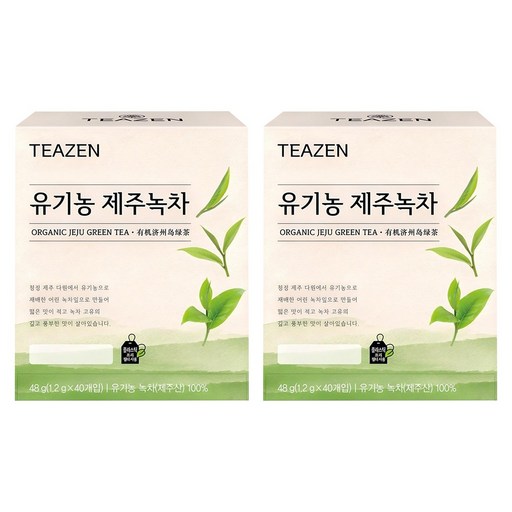 티젠 유기농 제주녹차
