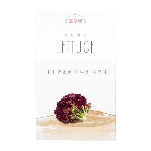 동구밭 천연 상추 클렌징 비누, 100g, 1개