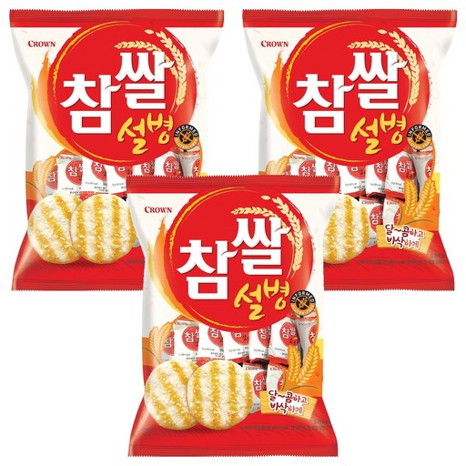 크라운 참쌀설병, 270g, 2개