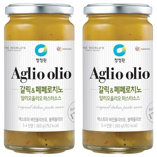 청정원 갈릭 앤 페페로치노 알리오올리오 파스타소스
