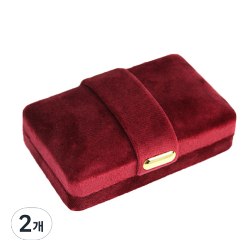 모티나 지갑형 보석함 레드