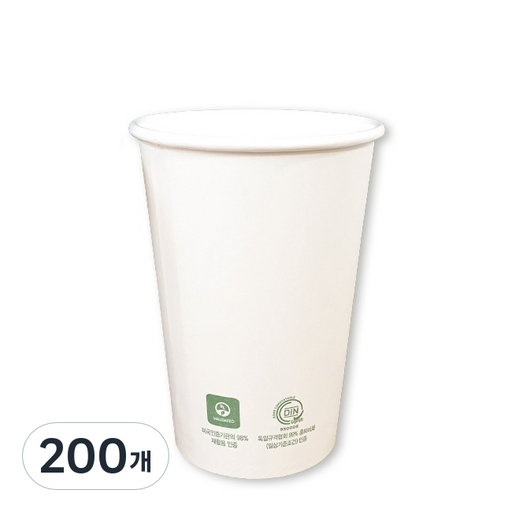 생활을그리다 재활용과 생분해가 되는 종이컵 360ml