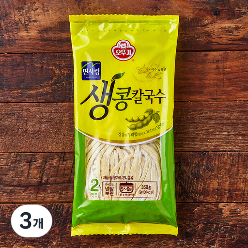 오뚜기 생콩칼국수면 2인