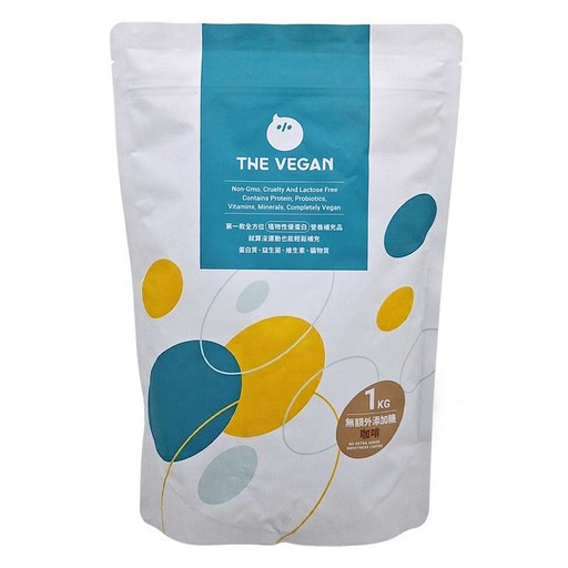 THE VEGAN 樂維根 植物性優蛋白 無糖咖啡, 1包, 1kg