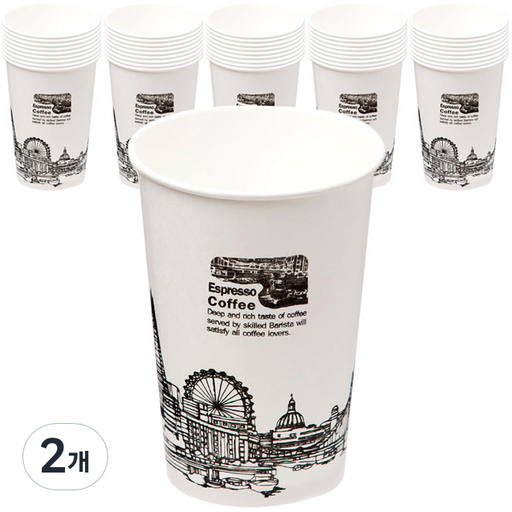 더빈썸 런던 테이크아웃종이컵 300ml