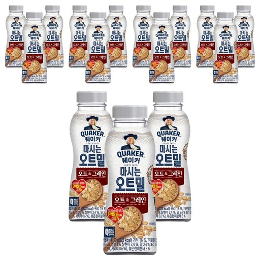 퀘이커 마시는 오트밀 오트&그레인