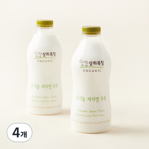 상하목장 우유 저지방