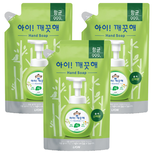 아이깨끗해 핸드워시 숲 속 산책향 리필