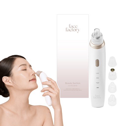 페이스팩토리 얼굴 코 블랙헤드 뷰티석션 피지제거기기