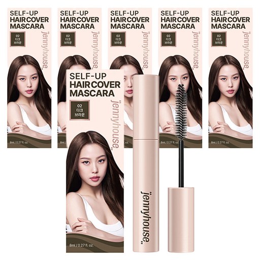 제니하우스코스메틱 셀프업 헤어 새치 커버 마스카라 8ml