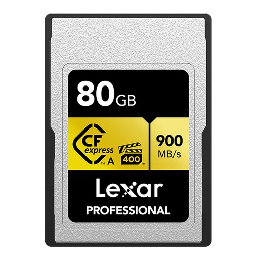 렉사 Professional CFexpress Type A 메모리카드 LCAGOLD080G-RNENG