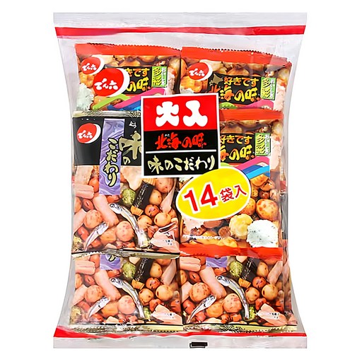 DENROKU 傳六 二色綜合豆果子, 341.6g, 1袋