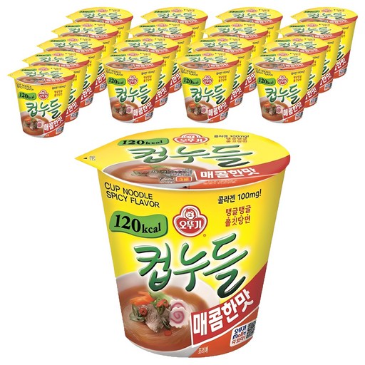오뚜기 컵누들 매콤한맛 37.8g
