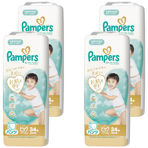 Pampers 幫寶適 日本境內版 褲型尿布 12~22kg, XL, 136片
