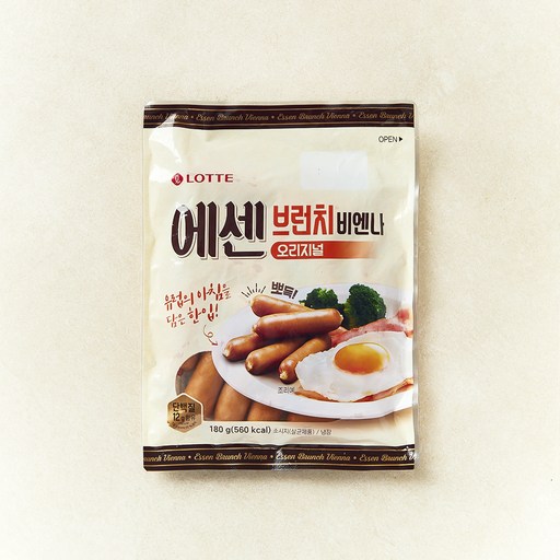 롯데햄 에센 브런치 비엔나 오리지널