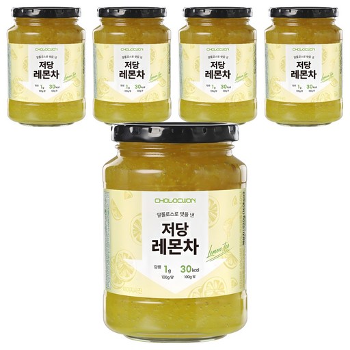 초록원 알룰로스 저당 레몬차