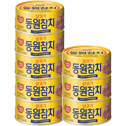 동원 라이트 스탠다드 참치 85g 8개 신선한 친환경 참치!