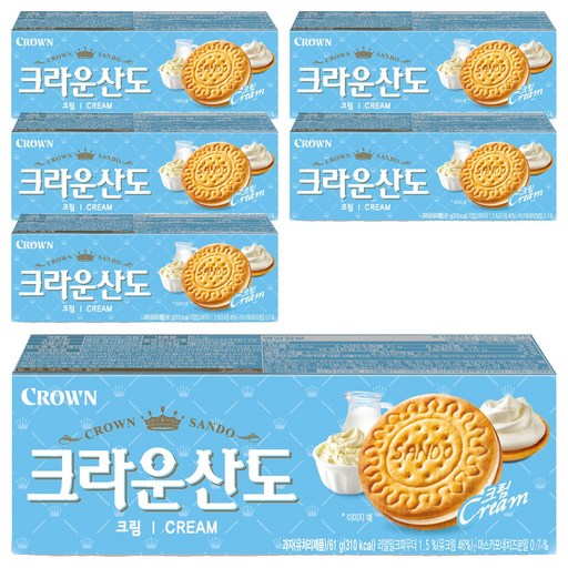 크라운산도 크림