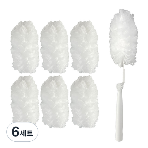 먼지떨이 실내 및 차량용 + 리필 7p 세트