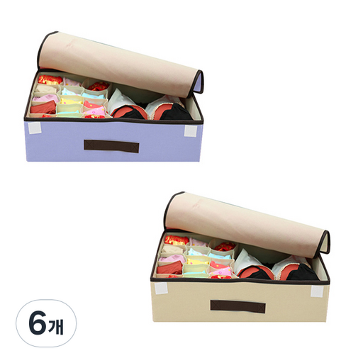 마켓감성 린넨 다용도 속옷정리함