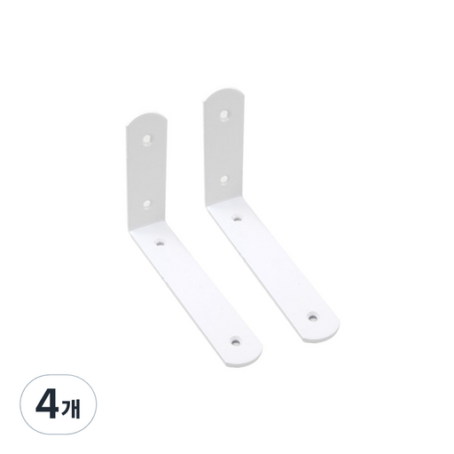 꺽쇠 L 75 x 125 x 25 백색