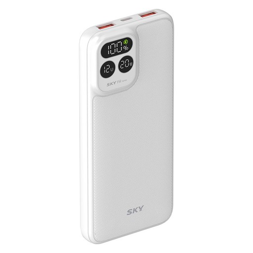 스카이 필 PD10 LCD 디스플레이10000mAh 고속 충전 보조배터리 22.5W