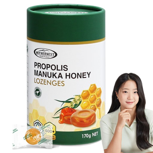 마더네스트 프로폴리스 마누카 허니 로젠지스 캔디