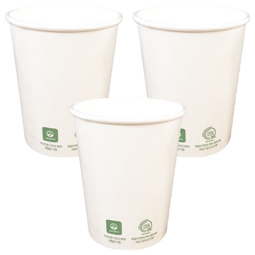 생활을그리다 재활용과 생분해가 되는 종이컵 280ml