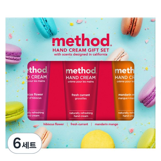 메소드 캘리포니아 시그니처 퍼퓸 핸드크림 50ml x 3종 세트