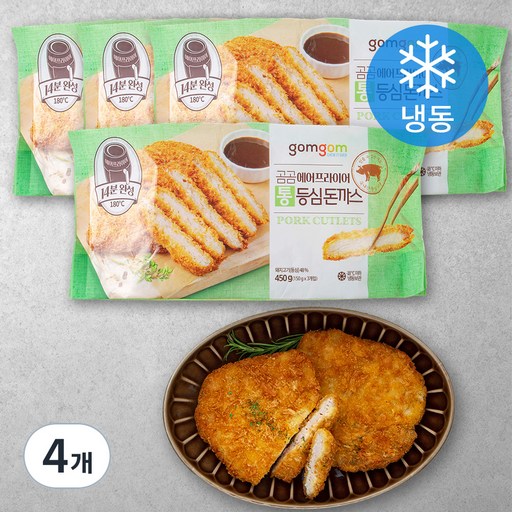 곰곰 에어프라이어 통등심 돈까스 (냉동)