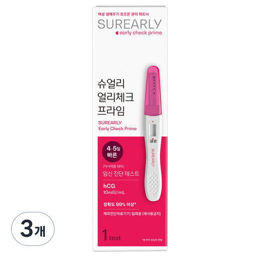 슈얼리 얼리체크 프라임 임신테스트기