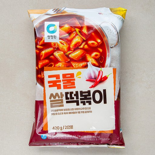 청정원 국물 쌀떡볶이