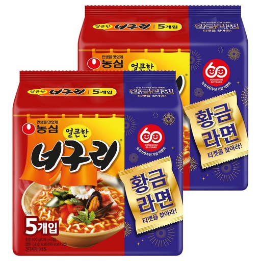 너구리 얼큰한맛 120g