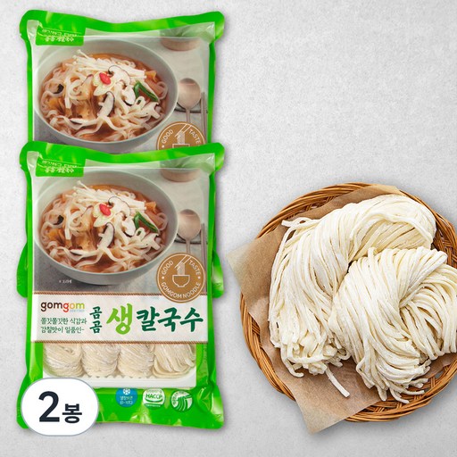 곰곰 생칼국수
