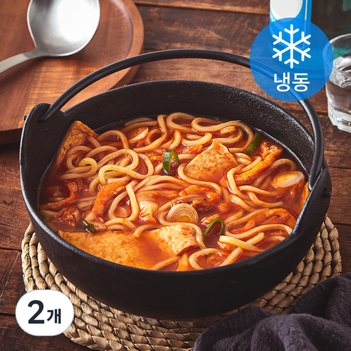 쿡솜씨 포차 냄비 김치우동 (냉동)