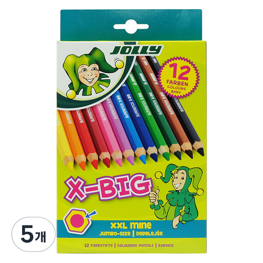 지구화학 졸리 X BIG 색연필 12종 세트
